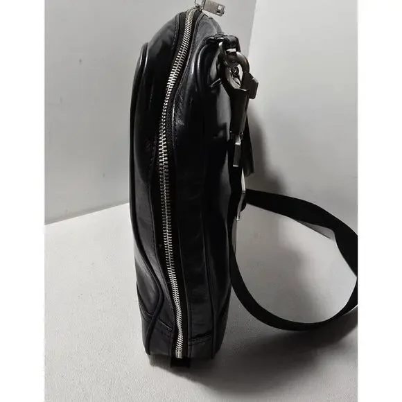 JACK SPADE FILE Laptop Bag Black Fulton Leather Briefcase MSRP $468 - Picture 6 of 16